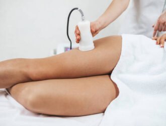Cavitation RF body treatment and contemporary medicine for health beauty improvement and fat and cellulite removal